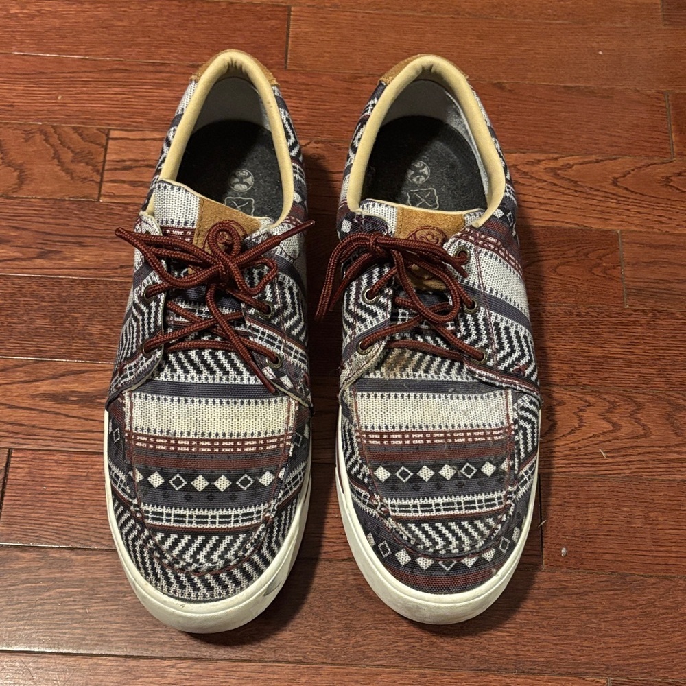 Twisted X‎ Aztec Patterned Men's Slip On Shoes Size: 12